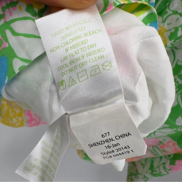 Lilly Pulitzer Raegan green dress size 4 - Picture 9 of 12